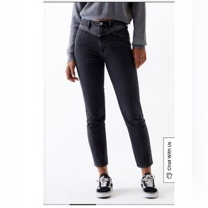 PacSun black mom jeans size 24